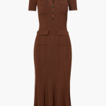 mS brown long shaped Dress