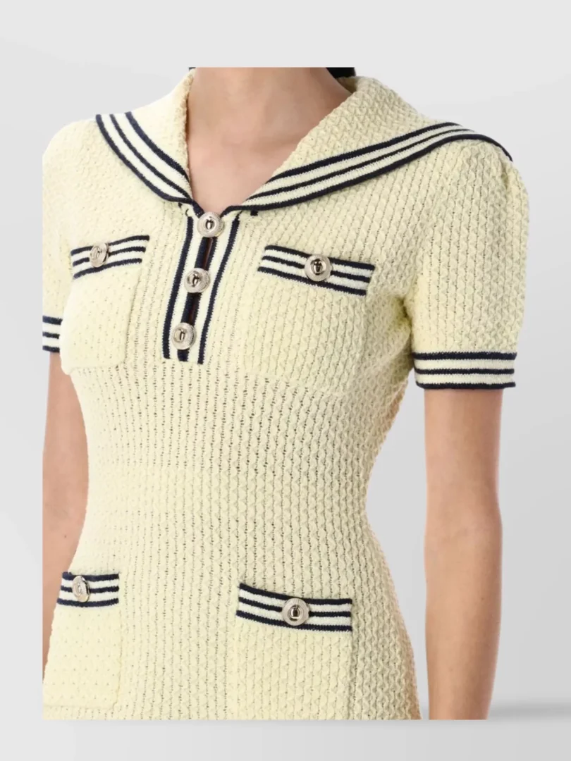 Jolie BB Knit Mini Dress light yellow - Image 4