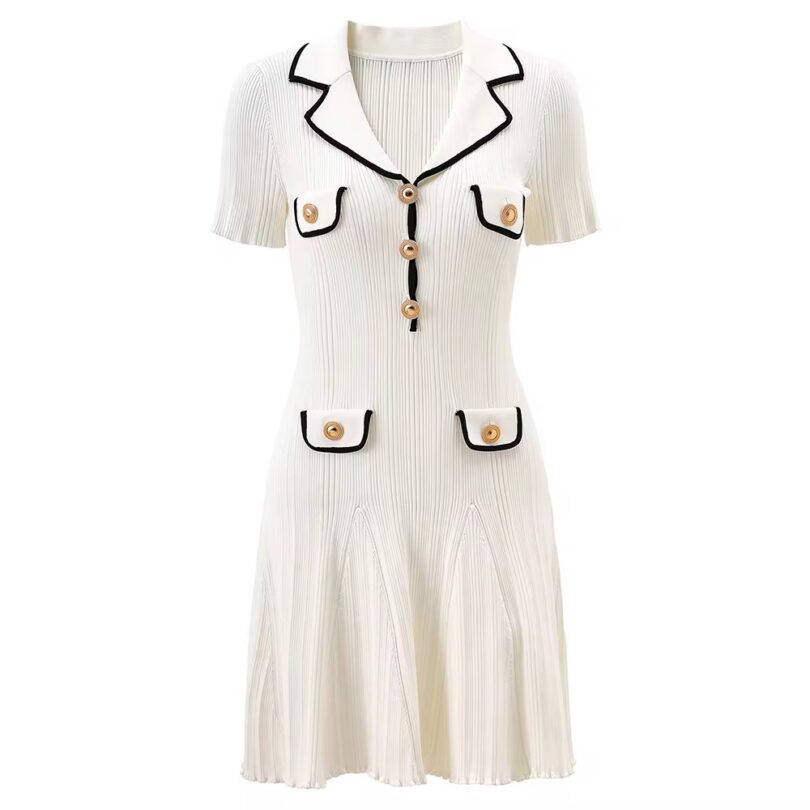 Jollie Knitted Mini Dress - Image 2