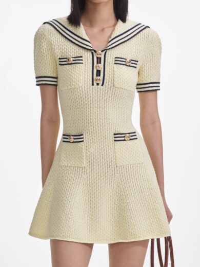 Jolie BB Knit Mini Dress light yellow