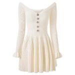 Margo Long sleeve knitted Dress