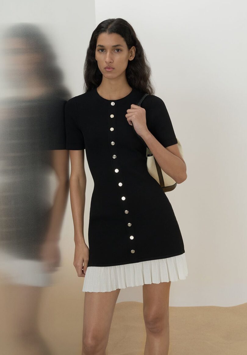 Niyah Knitted short sleeve Dress - Image 4