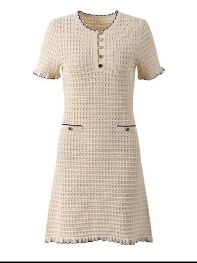 Mirrah Kntted Mini Dress brown