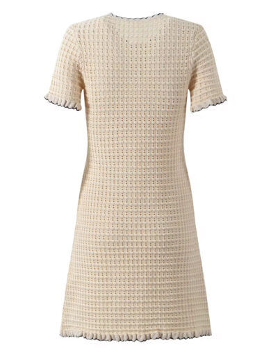 Mirrah Kntted Mini Dress brown - Image 6