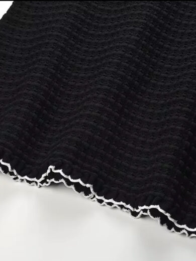 Mirrah Kntted Mini Dress black - Image 7