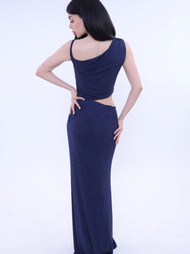 Ferri diamond One Shoulder Maxi Dress - Image 9