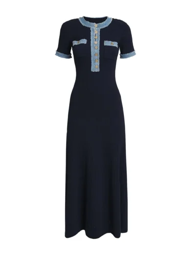 Serereni Long classy Black Dress
