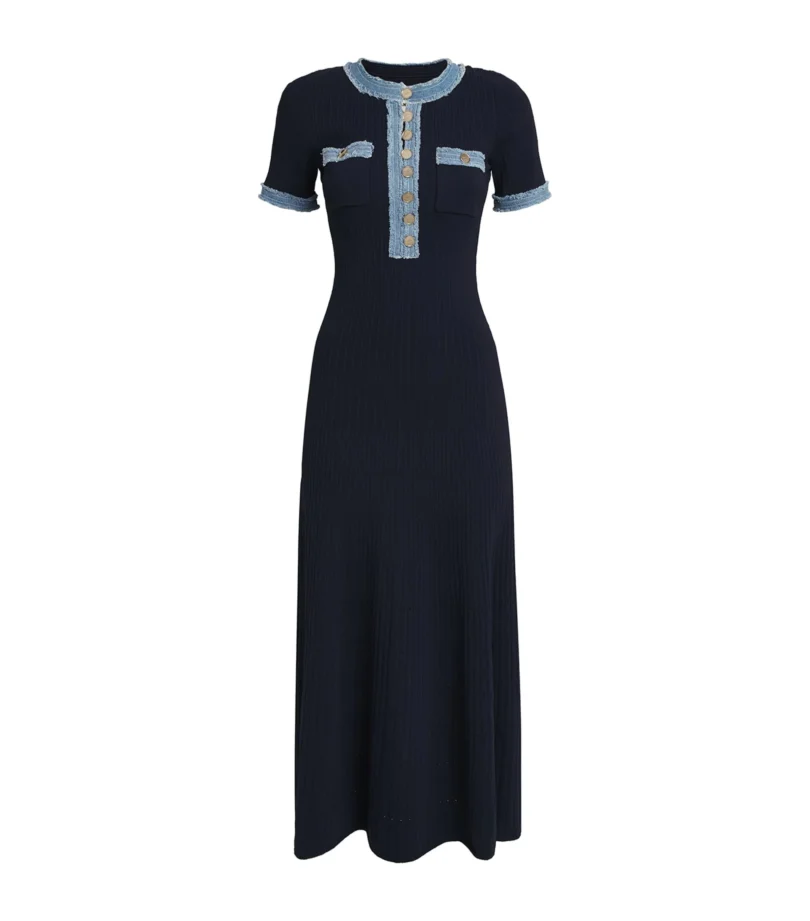 Serereni Long classy Black Dress