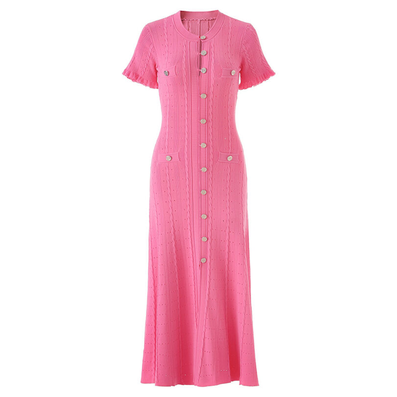 jasmine midi dress pink