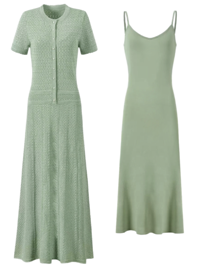 Marra open-knit maxi dress