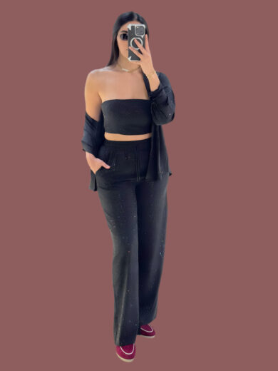 Black Silhouette 3 pieces set