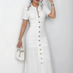 maida knit short sleeve dress