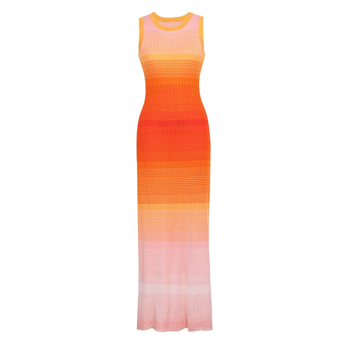 Red Orial Maxi Dress summer vibe - Image 5