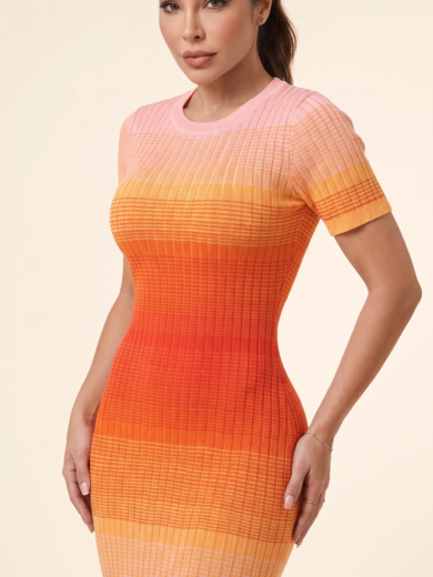 Orial Midi short sleeve Dress - Image 5