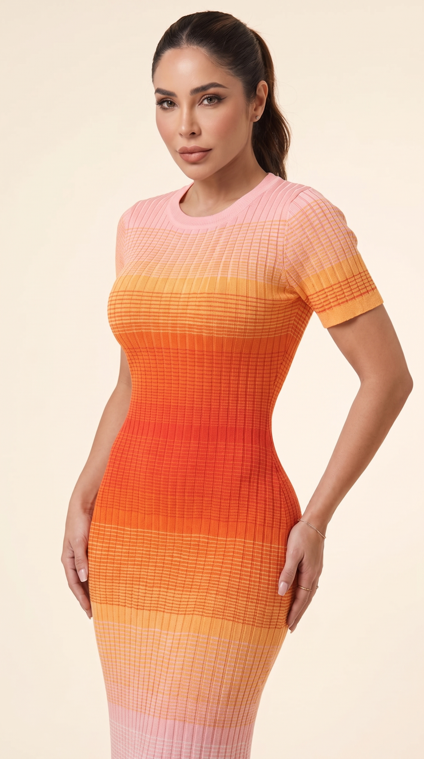 Orial Midi short sleeve Dress - Image 5